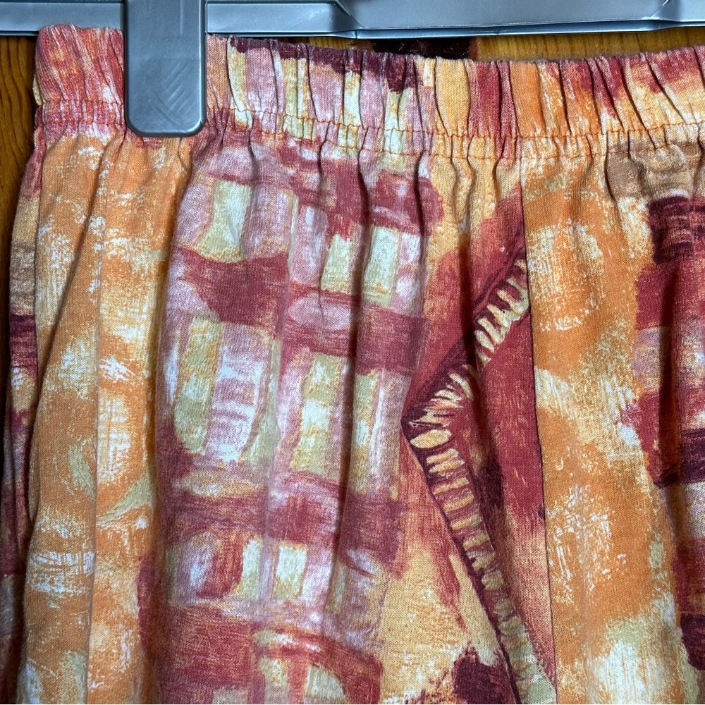 Vintage First Run Abstract Print Cloth Pull On Shorts - Picture 3 of 6
